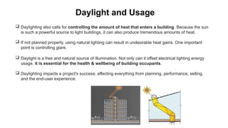 Basic Performance of a building- Daylight and Sun Shading Device.pptx