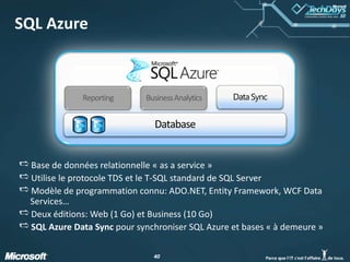 DémoWindows Azure « Compute »Portail développeur: créer un serviceVisual Studio: développer & déployer un service