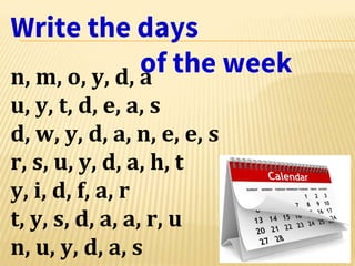 Clock. Time. Daily routine. | PPTX