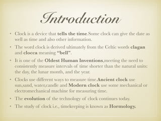 Clock 2 | PDF | Chemistry | Science