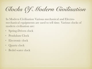 Civilisation Clock Model Clock 2 | PDF