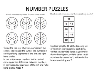 Clock puzzles | PPTX