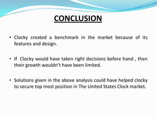 Clocky - Case Study | PPTX