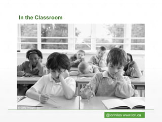 @loriniles www.lori.ca
In the Classroom
 