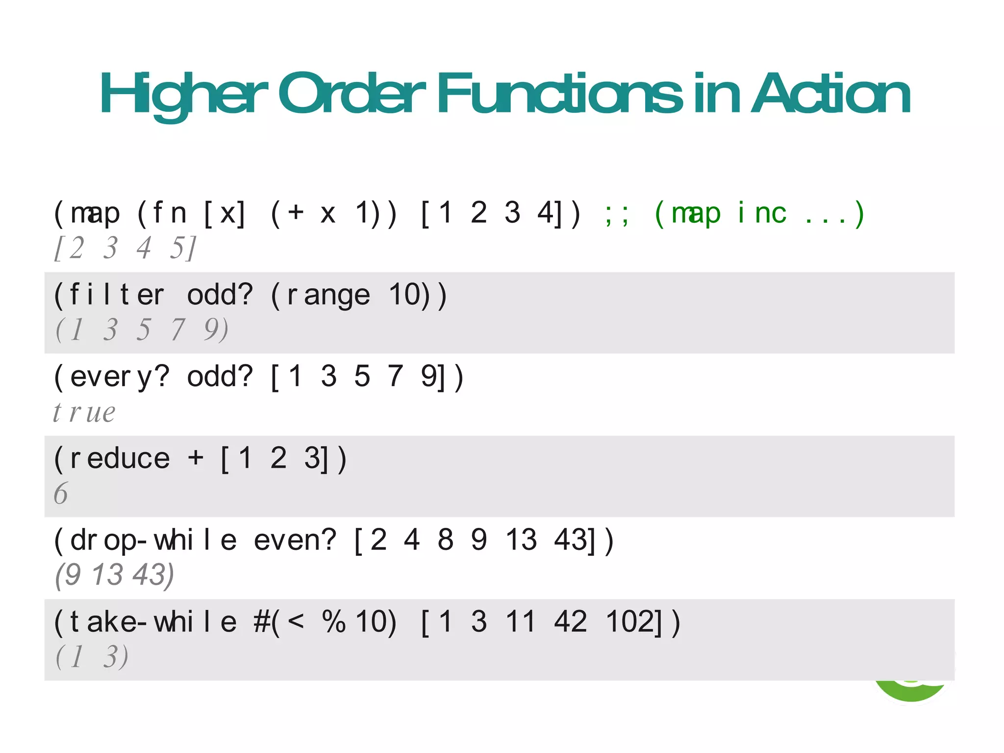 Say a lot with a little.  Less code, fewer bugs 