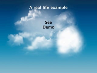 A real life example


       See
      Demo
 
