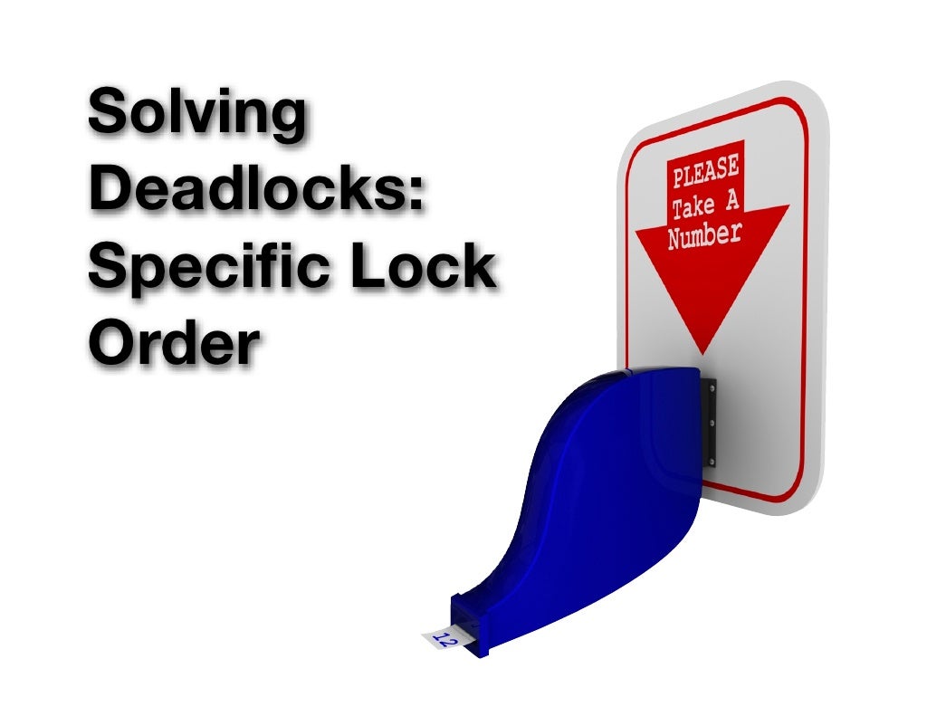 Solving Deadlocks Speciﬁc Lock Order