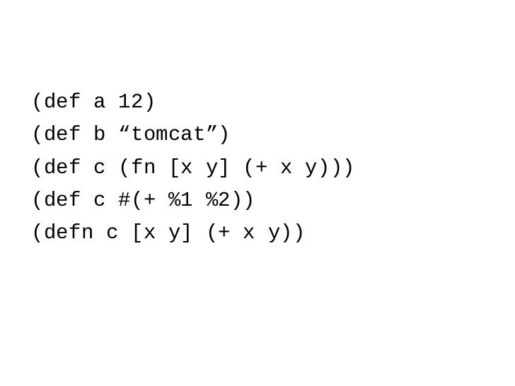 clojure practical functional approach on jvm dogsong sheet music
