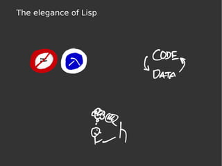 The elegance of Lisp
 