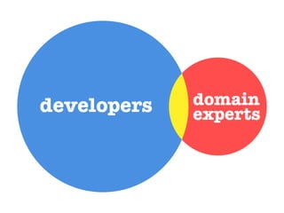 developers domain
experts
 