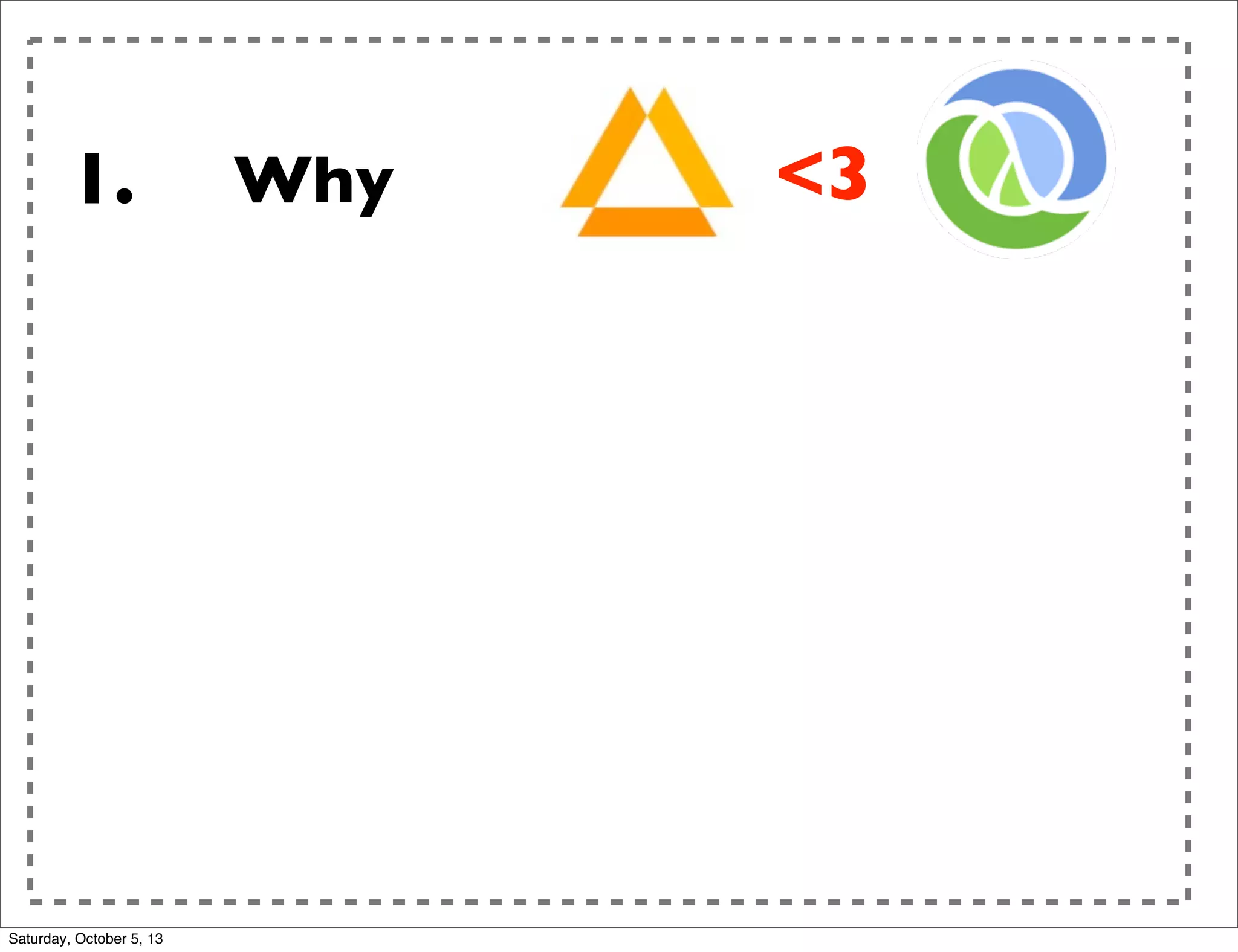<31. Why
Saturday, October 5, 13
 