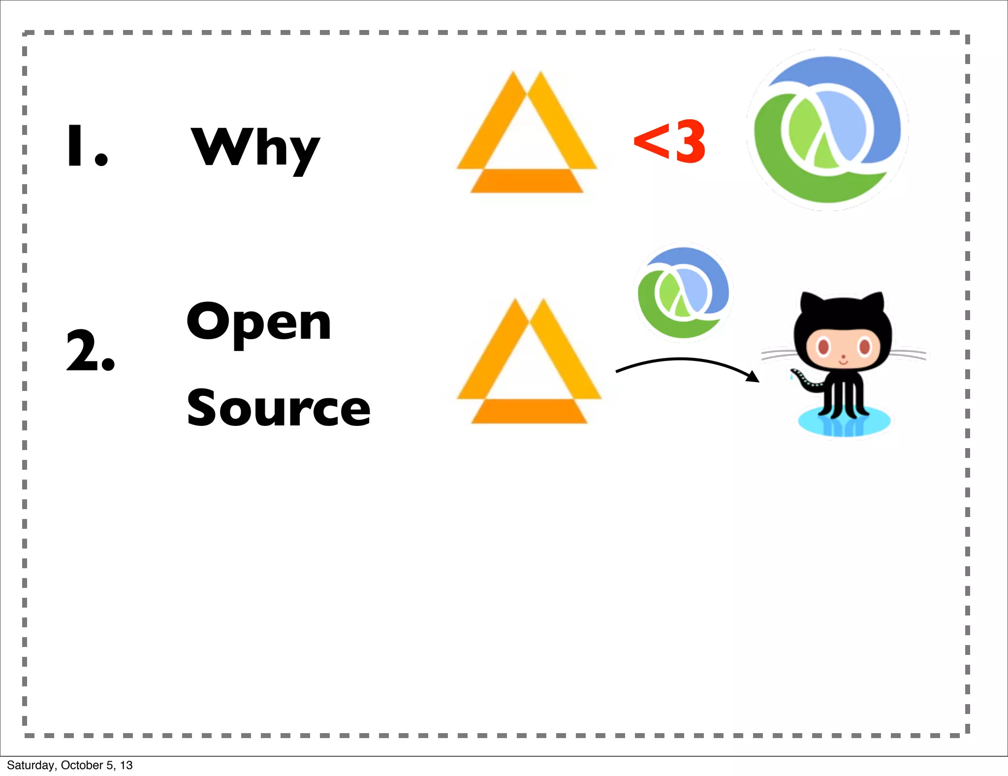 <31. Why
2.
Open
Source
Saturday, October 5, 13
 