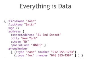 Everything is Data 
 