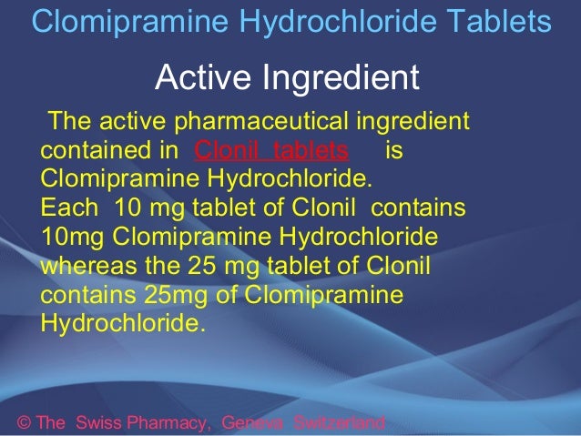 Anafranil Dosage For Depression