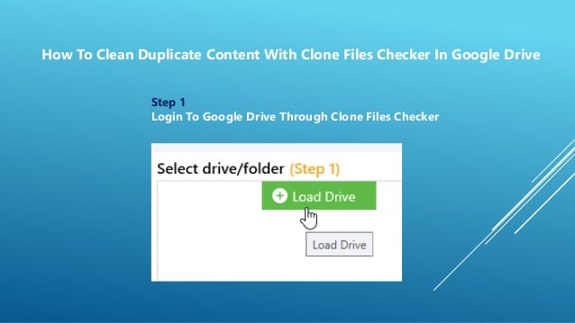 google drive duplicate sweeper