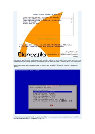 Clonezilla | PDF