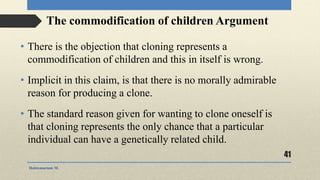 Child Commodification Cloning | PPTX