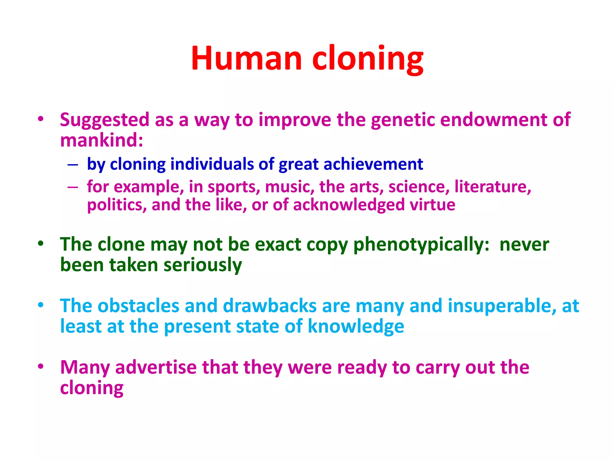 Cloning | PPTX