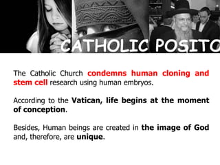Human cloning - religious perspective | PPTX