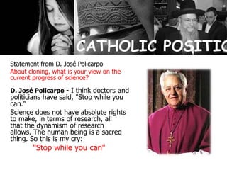Human cloning - religious perspective | PPTX