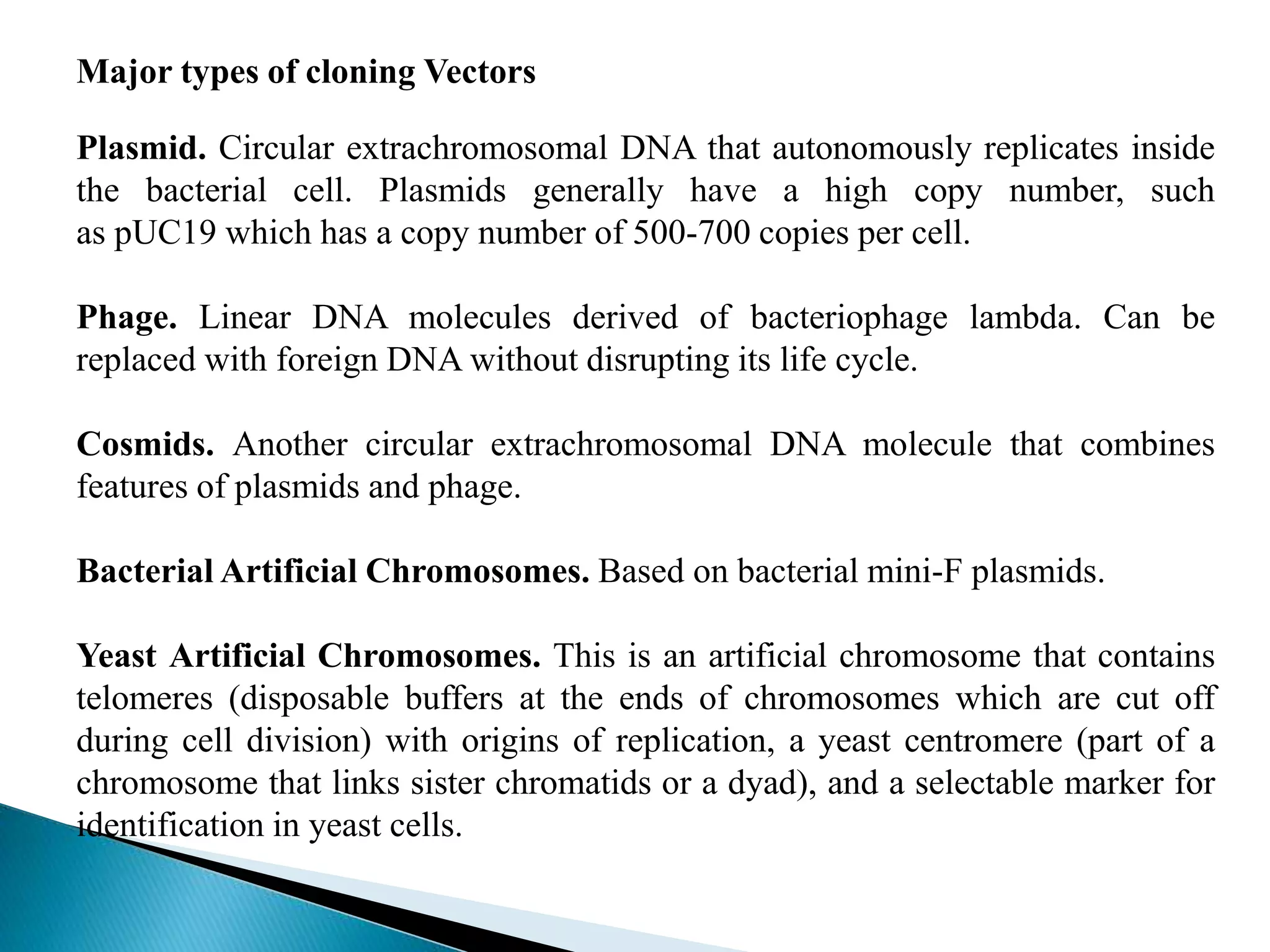 Cloning vector | PPTX