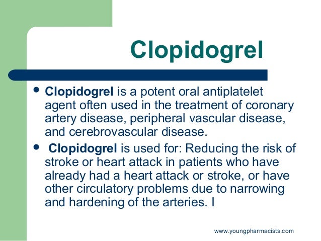 What does plavix do to your body