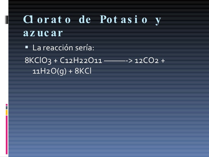 Clorato Potasio Clorato Potasio