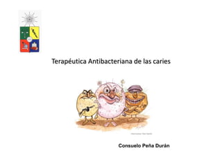 Terapéutica Antibacteriana de las caries




                      Consuelo Peña Durán
 