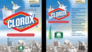 Clorox 100% Cotton Dryer Sheets