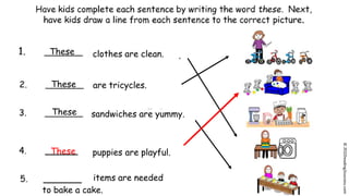 When to use: this, that, these and those | PDF