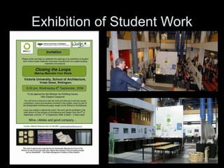 Exhibition of Student Work
 