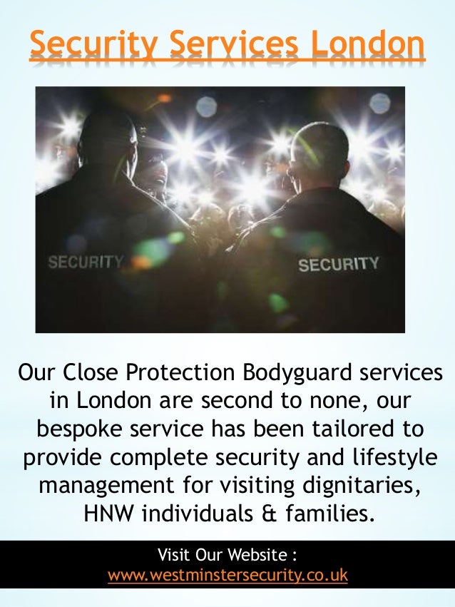 Close protection services london