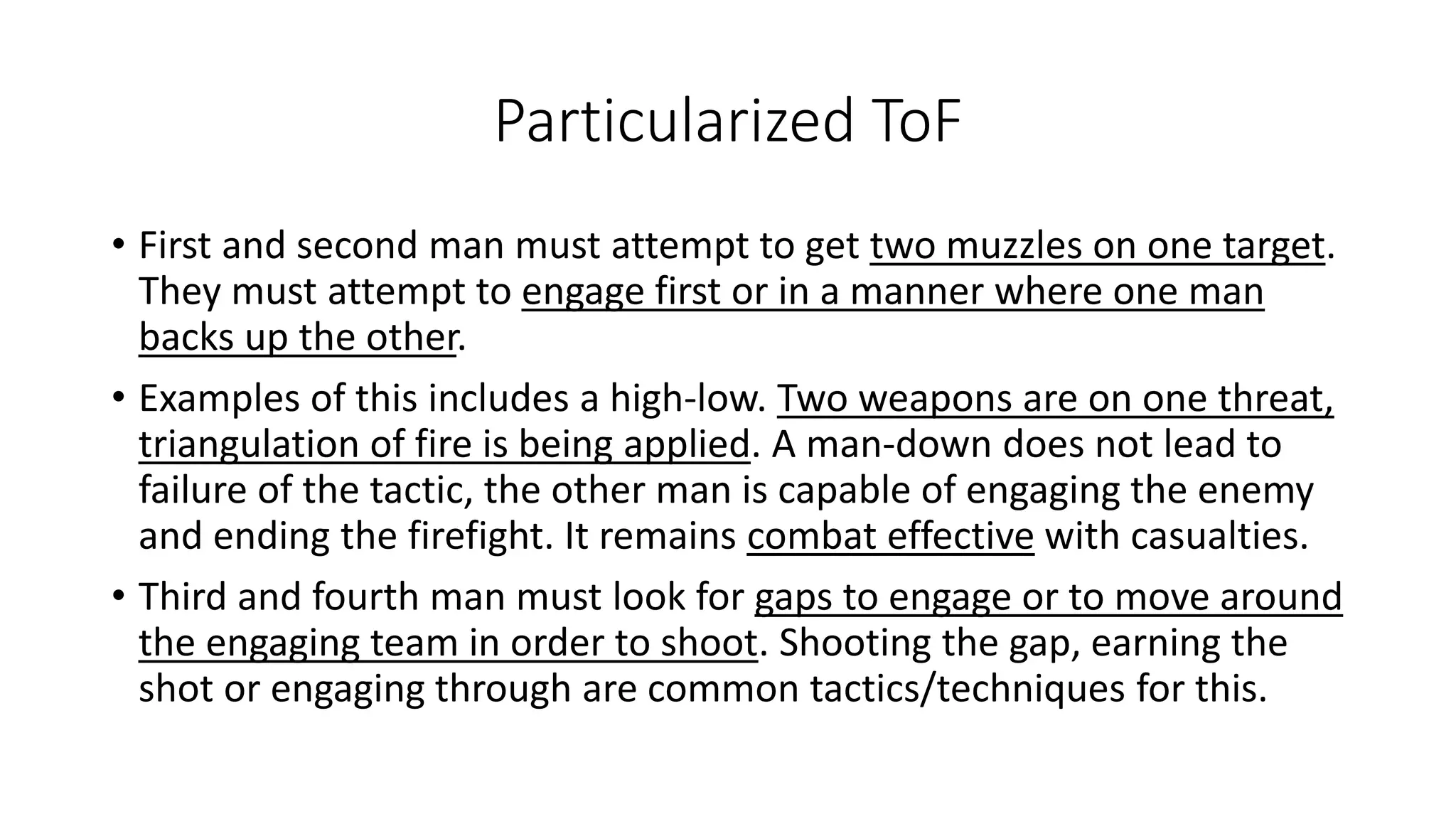 Close Quarter Battle A (Thankfully) Changing Paradigm PPT