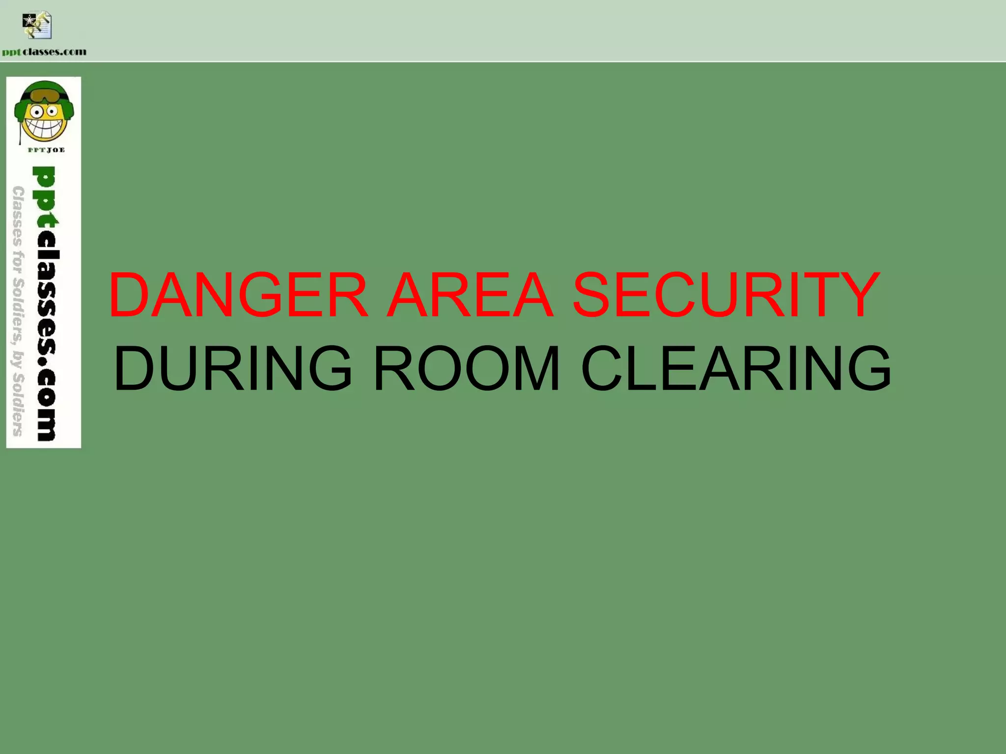 Close quarters battle (cqb ).ppt
