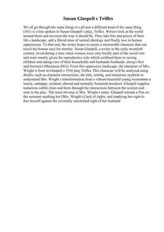 Close Reading Essay Examples | PDF