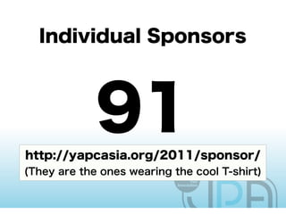 YAPC::Asia Tokyo 2011 Closing