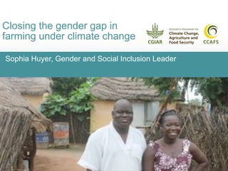 Closing the gender gap in farming under climate chnage