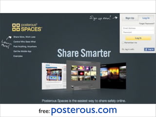 free:   posterous.com
 