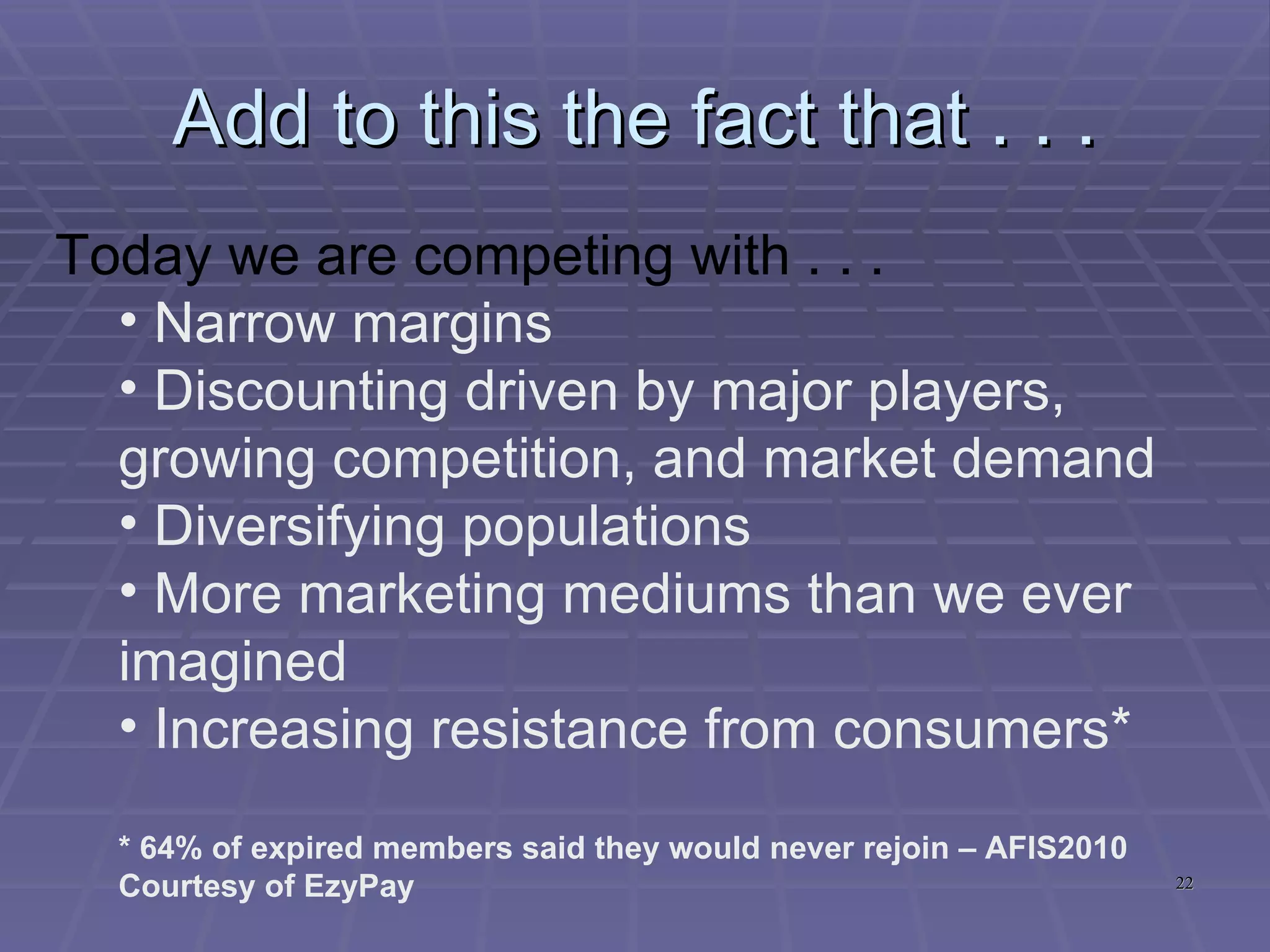 Commoditization! And possibly the most problematic of all . . . 