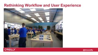 @timoreilly
Rethinking Workflow and User Experience
 