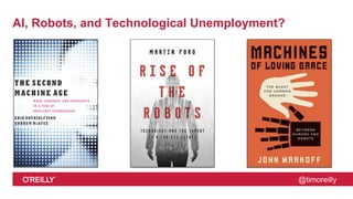 @timoreilly
AI, Robots, and Technological Unemployment?
 