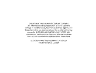 Closing the situational gap