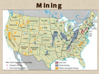 Mining Centers:  1900 