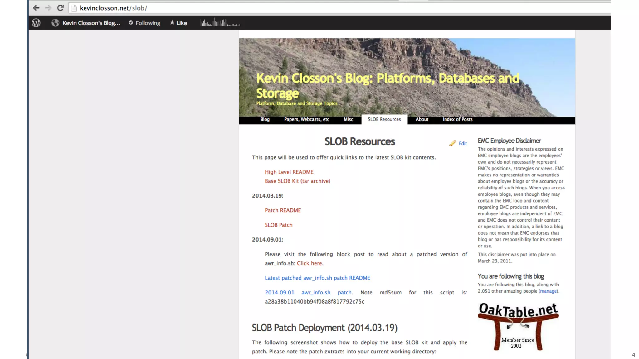 xtremio.com/slob 
© Copyright 2014 EMC Corporation. All rights reserved. 4 
 