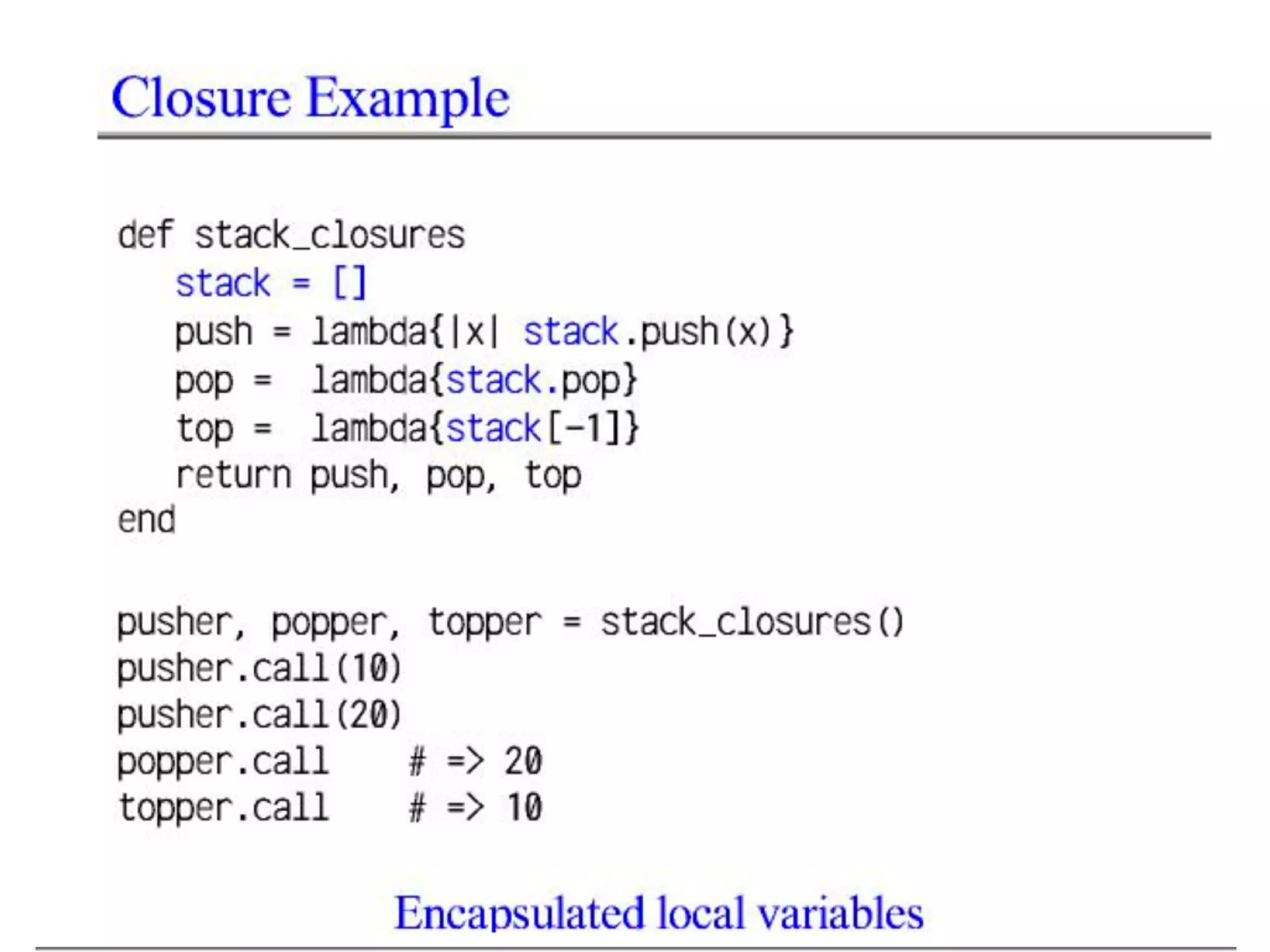 Closure example | PPT
