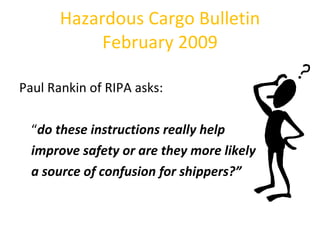 Closure Instructions Labelmaster Sept 2009 | PPT