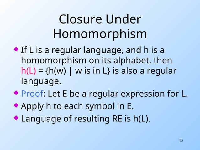 Closure Properties of Regular Languages.ppt
