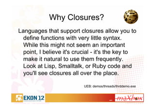 EKON 12 Closures Coding | PPT