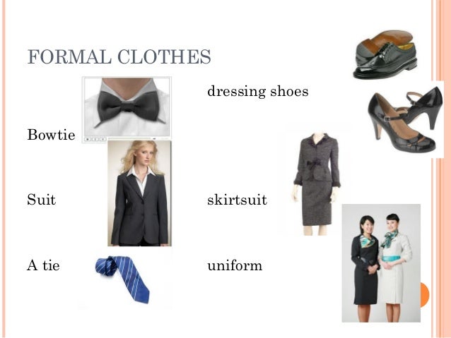 Clothes vocabulary