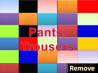 Clothes Hidden Pictures Game | PPT